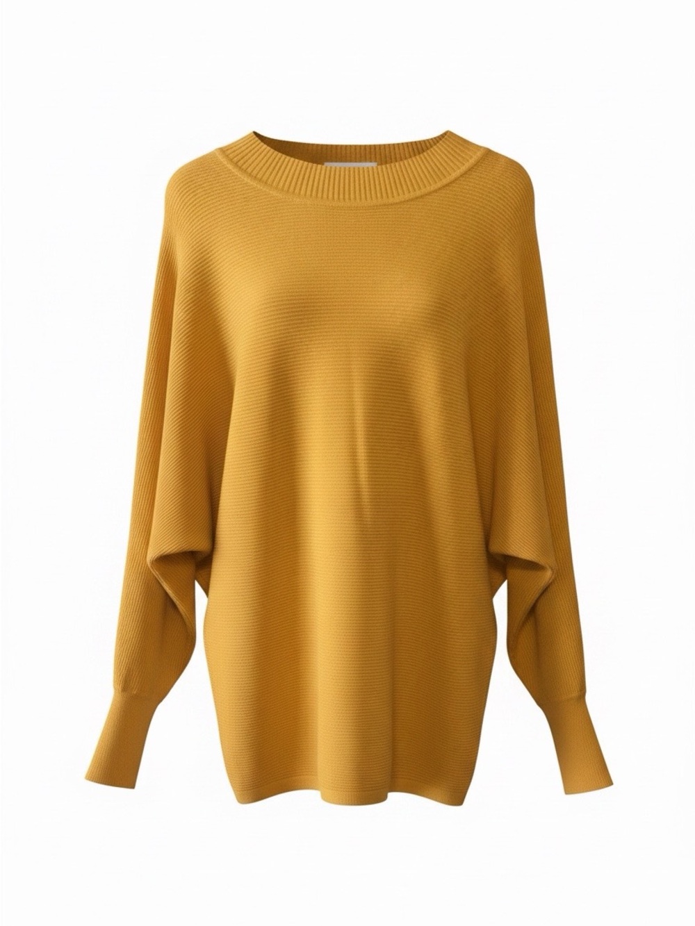 Primark Mustard Ribbed Boatneck Sweater